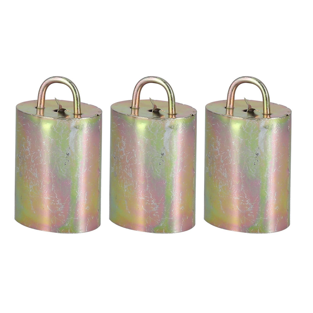 3Pcs Alloy Livestock Bell Thickened Anti Lost Sheep Bell for Cow Outdoor Stock FarmNo. 2 Bell