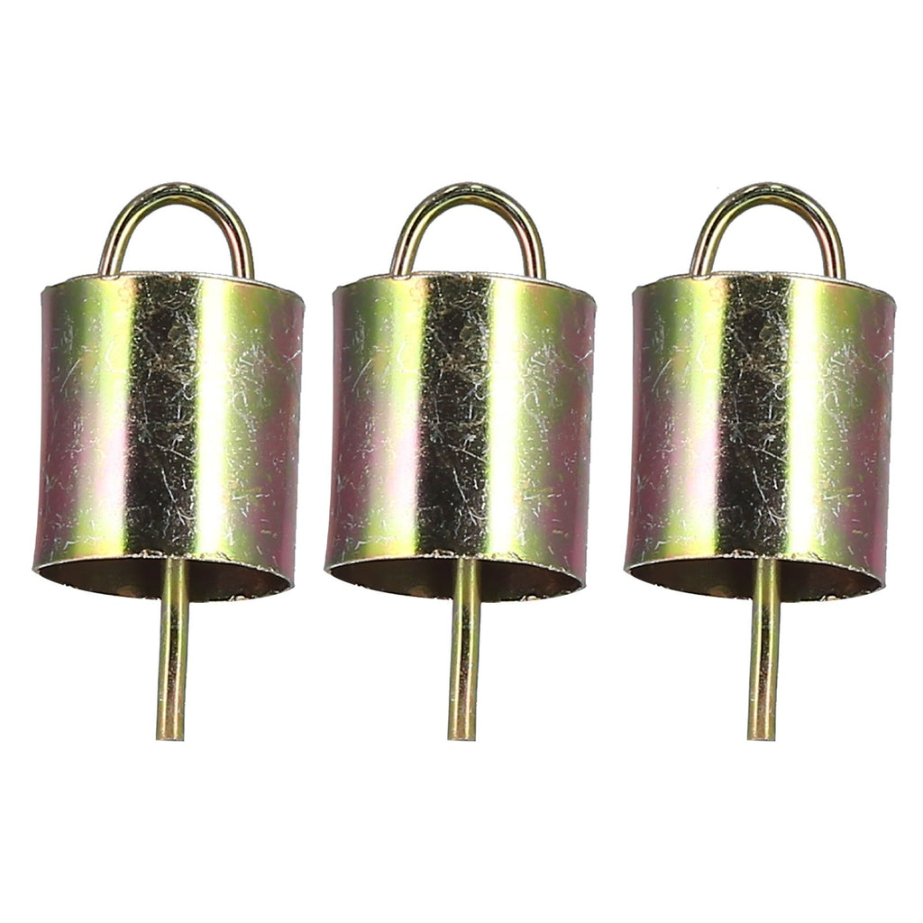 3Pcs Alloy Livestock Bell Thickened Anti Lost Sheep Bell for Cow Outdoor Stock FarmNo. 5 Bell