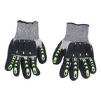 Protective Glove 5 Level Cut Resistant Anti Impact Glove Black Work Glove for Gardening Outdoor