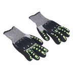 Protective Glove 5 Level Cut Resistant Anti Impact Glove Black Work Glove for Gardening Outdoor