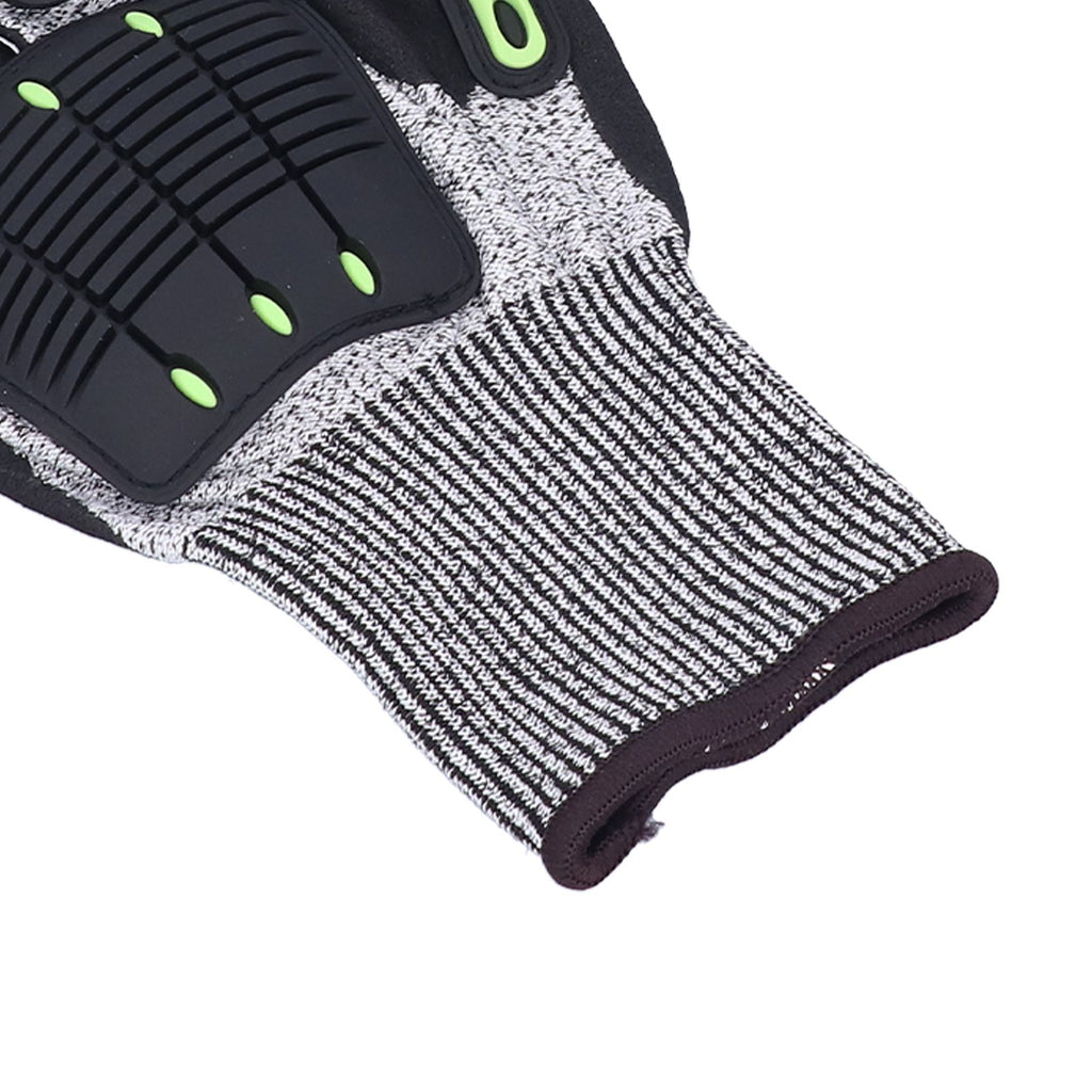 Protective Glove 5 Level Cut Resistant Anti Impact Glove Black Work Glove for Gardening Outdoor
