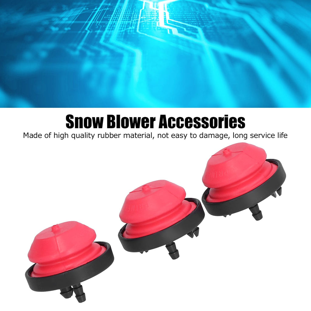 3Pcs Snow Blower Primer Bulb Replacement for Craftsman MTD Ryobi Yardman 751‑10639 951‑10639A