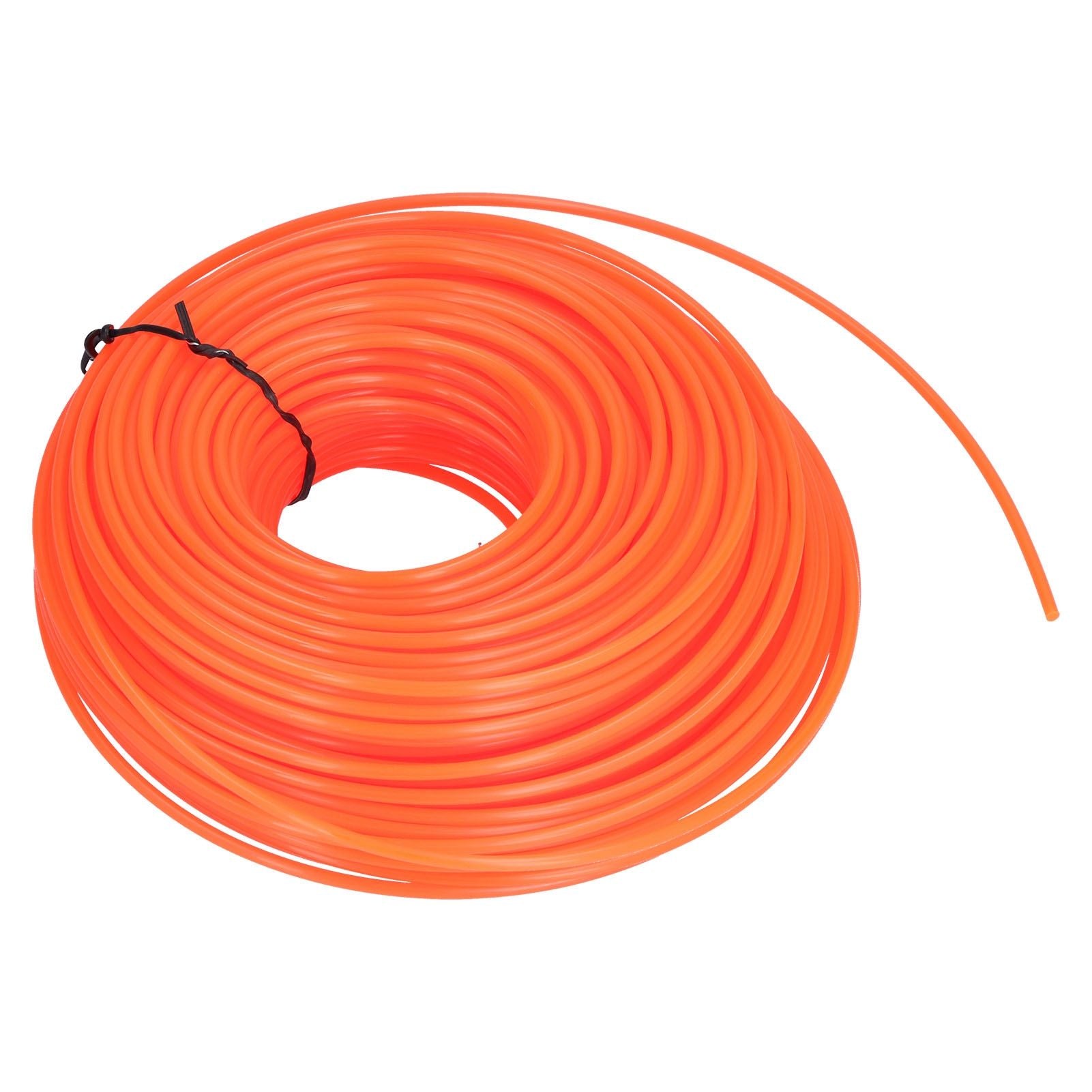 String Trimmer Replacement Line High Flexibility Easily Install Use Wear Resistant Mowing Nylon Trimmer Rope for MowersRed 2.4 Circle