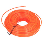 String Trimmer Replacement Line High Flexibility Easily Install Use Wear Resistant Mowing Nylon Trimmer Rope for MowersRed 2.4 Circle