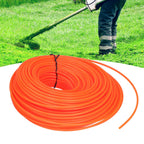 String Trimmer Replacement Line High Flexibility Easily Install Use Wear Resistant Mowing Nylon Trimmer Rope for MowersRed 2.4 Circle