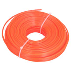 String Trimmer Replacement Line High Flexibility Easily Install Use Wear Resistant Mowing Nylon Trimmer Rope for MowersRed 2.7 Quadrate