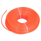 String Trimmer Replacement Line High Flexibility Easily Install Use Wear Resistant Mowing Nylon Trimmer Rope for MowersRed 2.7 Quadrate