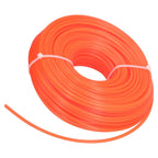 String Trimmer Replacement Line High Flexibility Easily Install Use Wear Resistant Mowing Nylon Trimmer Rope for MowersRed 2.7 Quadrate