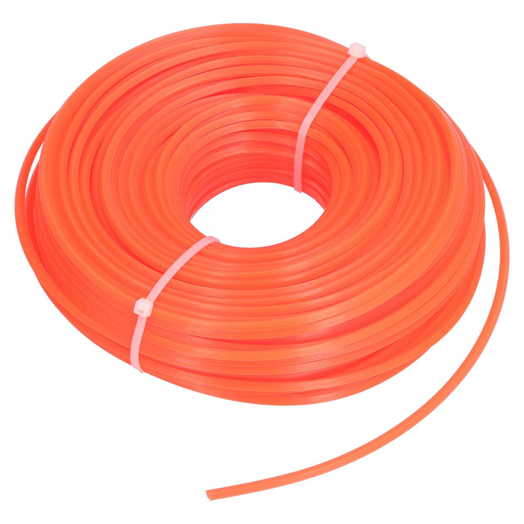 String Trimmer Replacement Line High Flexibility Easily Install Use Wear Resistant Mowing Nylon Trimmer Rope for MowersRed 2.7 Quadrate