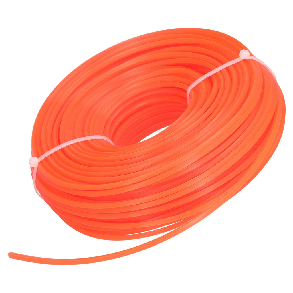 String Trimmer Replacement Line High Flexibility Easily Install Use Wear Resistant Mowing Nylon Trimmer Rope for MowersRed 2.7 Quadrate