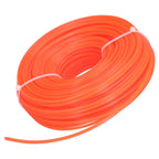 String Trimmer Replacement Line High Flexibility Easily Install Use Wear Resistant Mowing Nylon Trimmer Rope for MowersRed 2.7 Quadrate