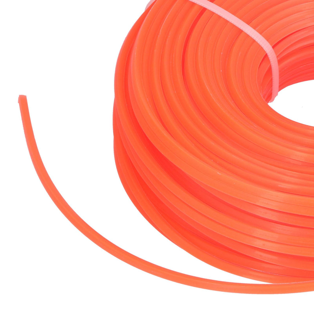 String Trimmer Replacement Line High Flexibility Easily Install Use Wear Resistant Mowing Nylon Trimmer Rope for MowersRed 2.7 Quadrate