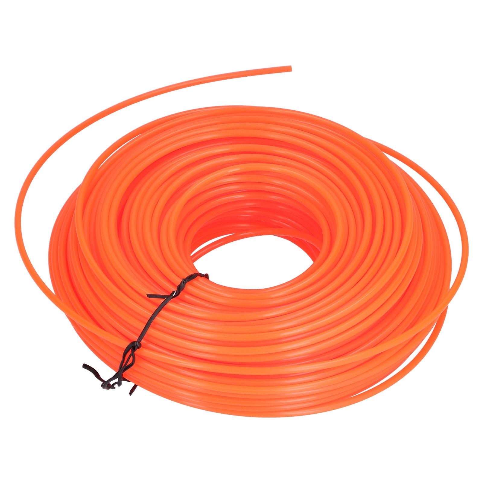 String Trimmer Replacement Line High Flexibility Easily Install Use Wear Resistant Mowing Nylon Trimmer Rope for MowersRed 3.0 Circle