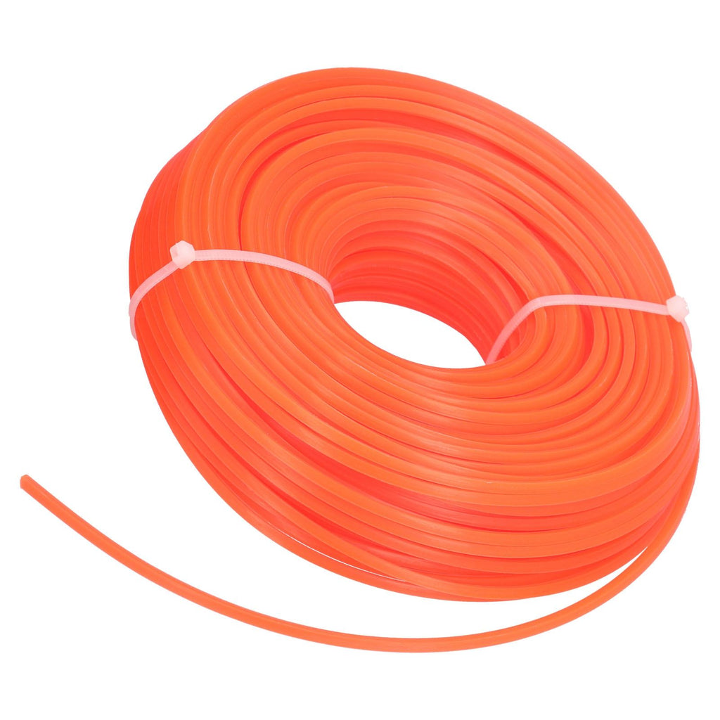 String Trimmer Replacement Line High Flexibility Easily Install Use Wear Resistant Mowing Nylon Trimmer Rope for MowersRed 3.0 Quadrate
