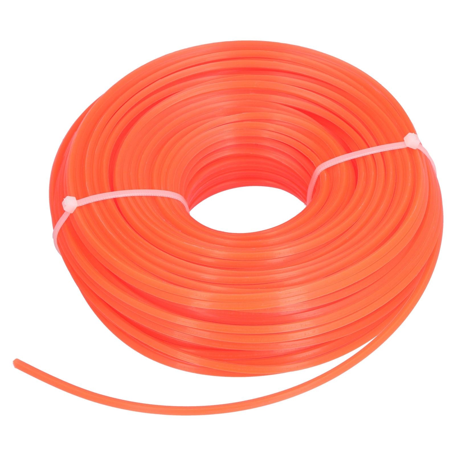 String Trimmer Replacement Line High Flexibility Easily Install Use Wear Resistant Mowing Nylon Trimmer Rope for MowersRed 3.0 Quadrate