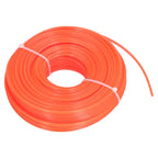 String Trimmer Replacement Line High Flexibility Easily Install Use Wear Resistant Mowing Nylon Trimmer Rope for MowersRed 3.0 Quadrate