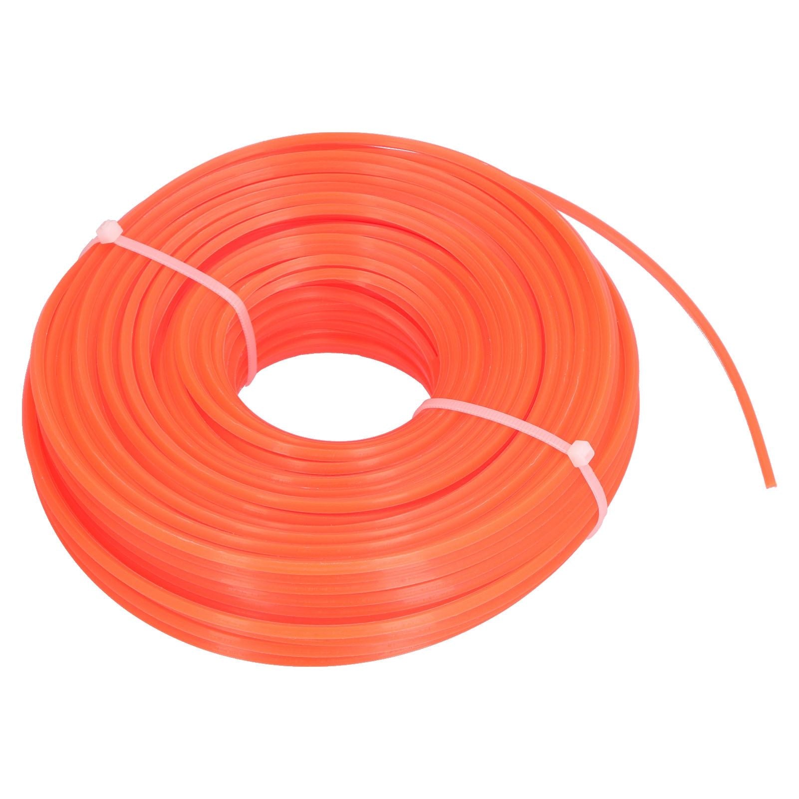 String Trimmer Replacement Line High Flexibility Easily Install Use Wear Resistant Mowing Nylon Trimmer Rope for MowersRed 3.0 Quadrate