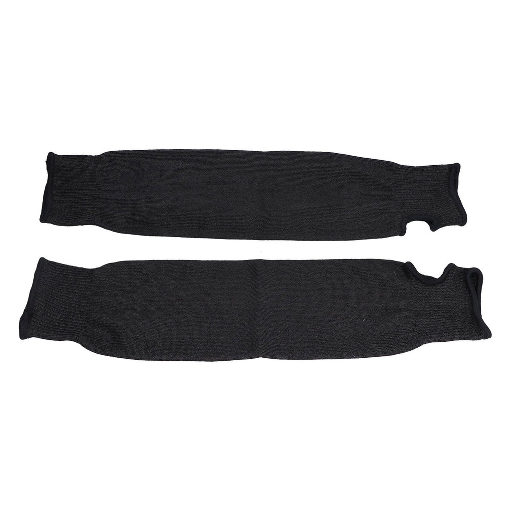 Black Cut Resistant Arm Sleeves Level 5 Protection Wear Resistant Arm Guard for Working