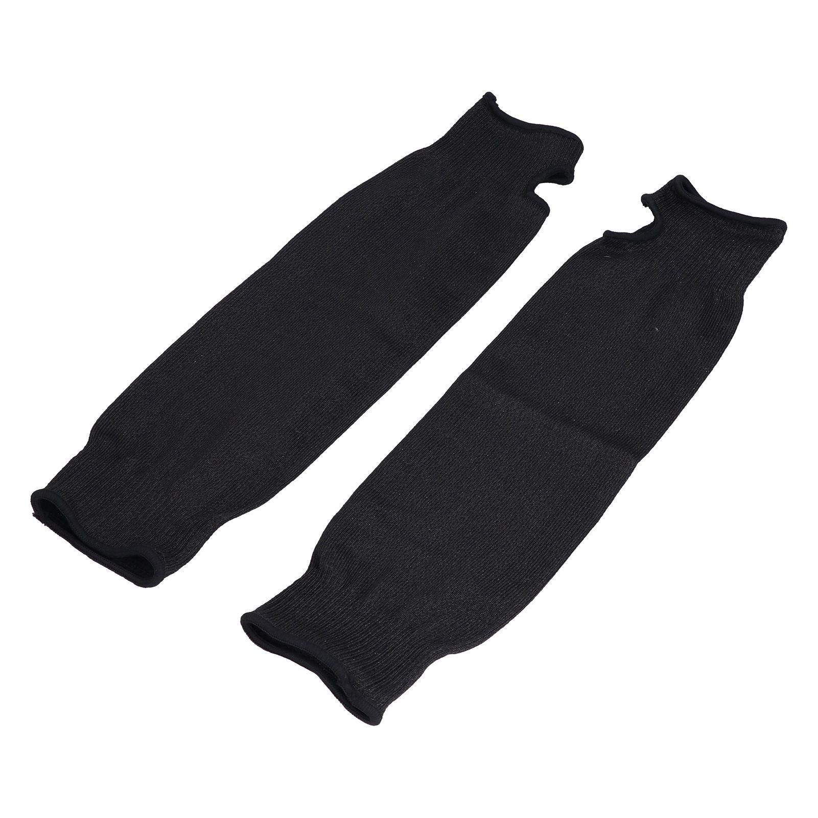 Black Cut Resistant Arm Sleeves Level 5 Protection Wear Resistant Arm Guard for Working