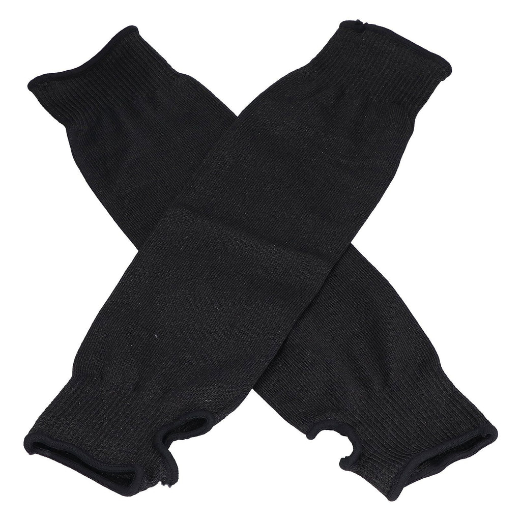 Black Cut Resistant Arm Sleeves Level 5 Protection Wear Resistant Arm Guard for Working
