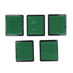 5PCS Air Filter Rubber Wear Resistant Garden Lawn Mower Air Cleaner for GCV160 GCV190