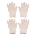 2 Pairs Thermal Insulated Gloves 300℃ Heat Resistant Non Slip Anti Scalding Mitts for BBQ Oven