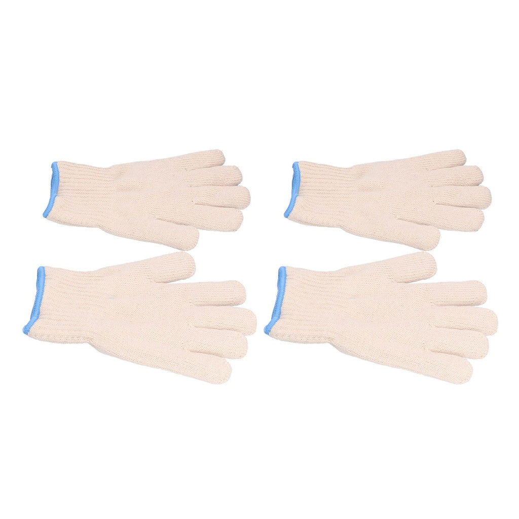 2 Pairs Thermal Insulated Gloves 300℃ Heat Resistant Non Slip Anti Scalding Mitts for BBQ Oven