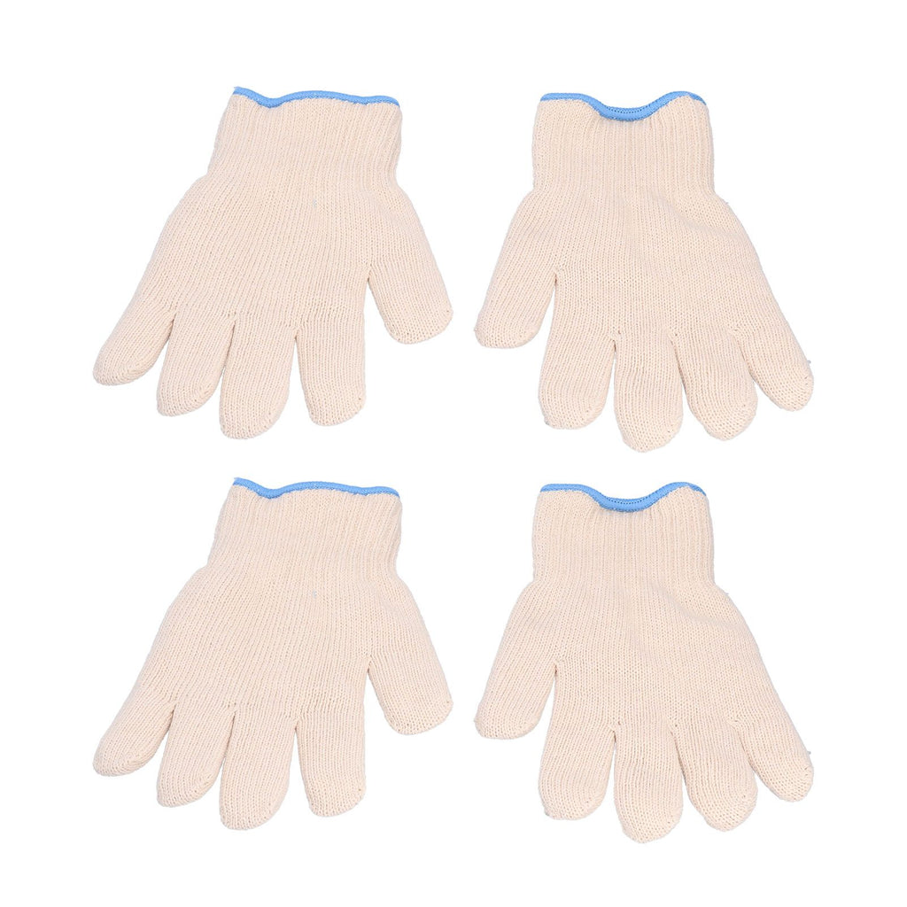 2 Pairs Thermal Insulated Gloves 300℃ Heat Resistant Non Slip Anti Scalding Mitts for BBQ Oven