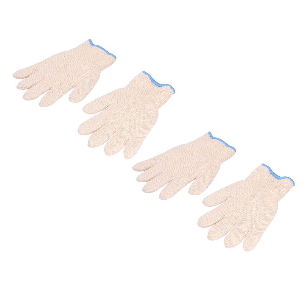 2 Pairs Thermal Insulated Gloves 300℃ Heat Resistant Non Slip Anti Scalding Mitts for BBQ Oven
