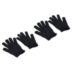 2 Pairs Cut Resistant Gloves Level 5 Protection Scratch Proof Steel Wire Garden Working Gloves for Mechanical