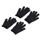 2 Pairs Cut Resistant Gloves Level 5 Protection Scratch Proof Steel Wire Garden Working Gloves for Mechanical