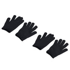 2 Pairs Cut Resistant Gloves Level 5 Protection Scratch Proof Steel Wire Garden Working Gloves for Mechanical