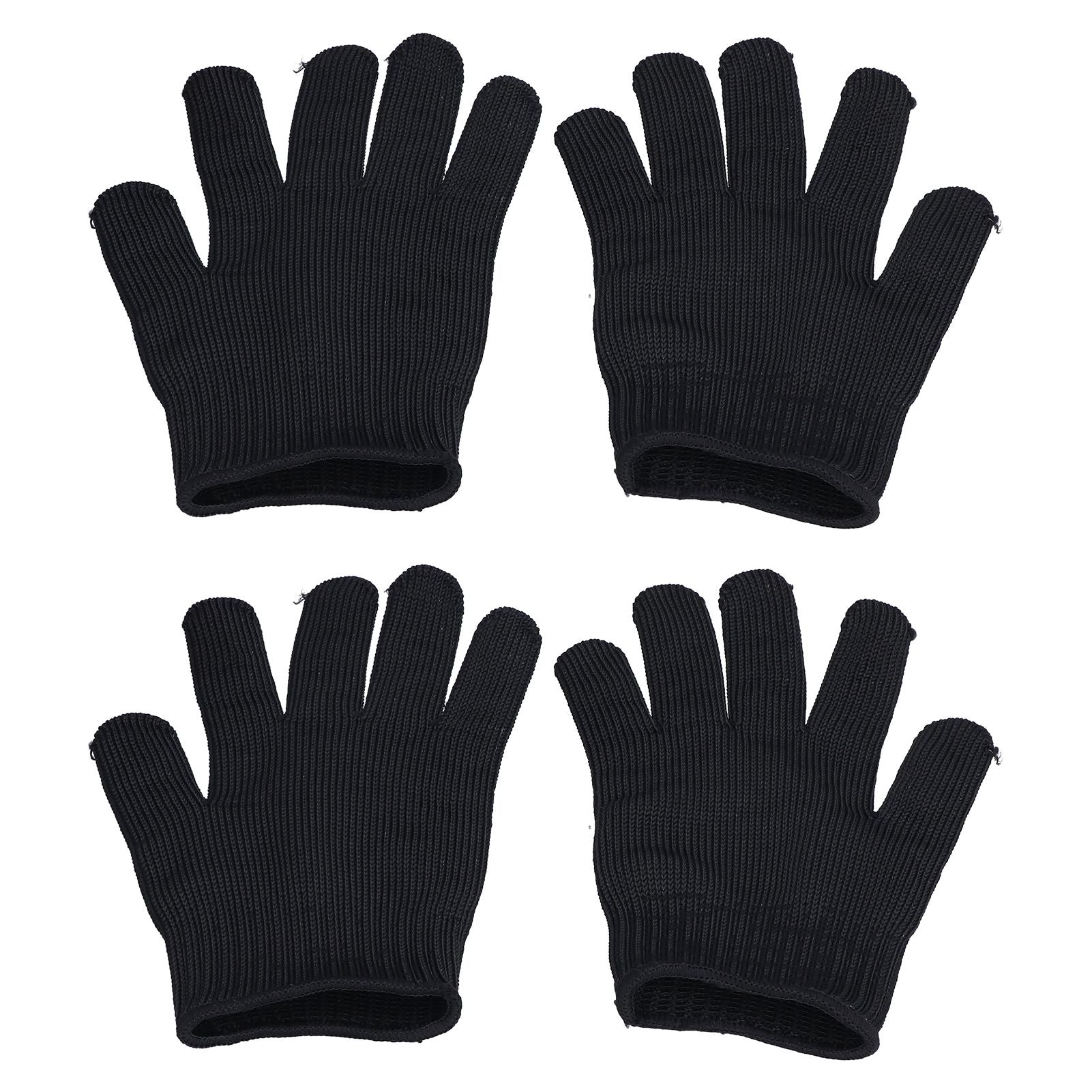 2 Pairs Cut Resistant Gloves Level 5 Protection Scratch Proof Steel Wire Garden Working Gloves for Mechanical