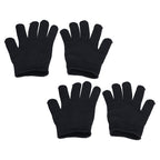 2 Pairs Cut Resistant Gloves Level 5 Protection Scratch Proof Steel Wire Garden Working Gloves for Mechanical