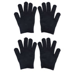 2 Pairs Cut Resistant Gloves Level 5 Protection Scratch Proof Steel Wire Garden Working Gloves for Mechanical