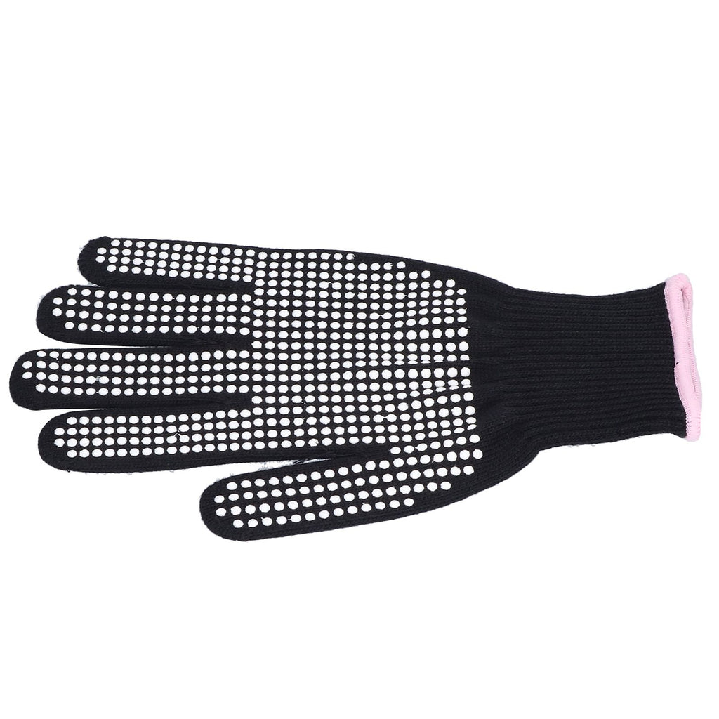4Pcs Heat Resistant Gloves High Temperature Resistant Anti Scalding Mitts with Silicone BumpsWhite Silicone Pink Edge