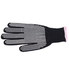 4Pcs Heat Resistant Gloves High Temperature Resistant Anti Scalding Mitts with Silicone BumpsWhite Silicone Pink Edge