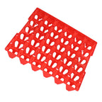 5PCS Plastic Egg Flats 30 Cell Egg Crates Holder Tray for Storage Transportation Home Farm SuppliesRed