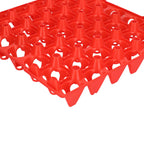 5PCS Plastic Egg Flats 30 Cell Egg Crates Holder Tray for Storage Transportation Home Farm SuppliesRed
