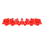 5PCS Plastic Egg Flats 30 Cell Egg Crates Holder Tray for Storage Transportation Home Farm SuppliesRed