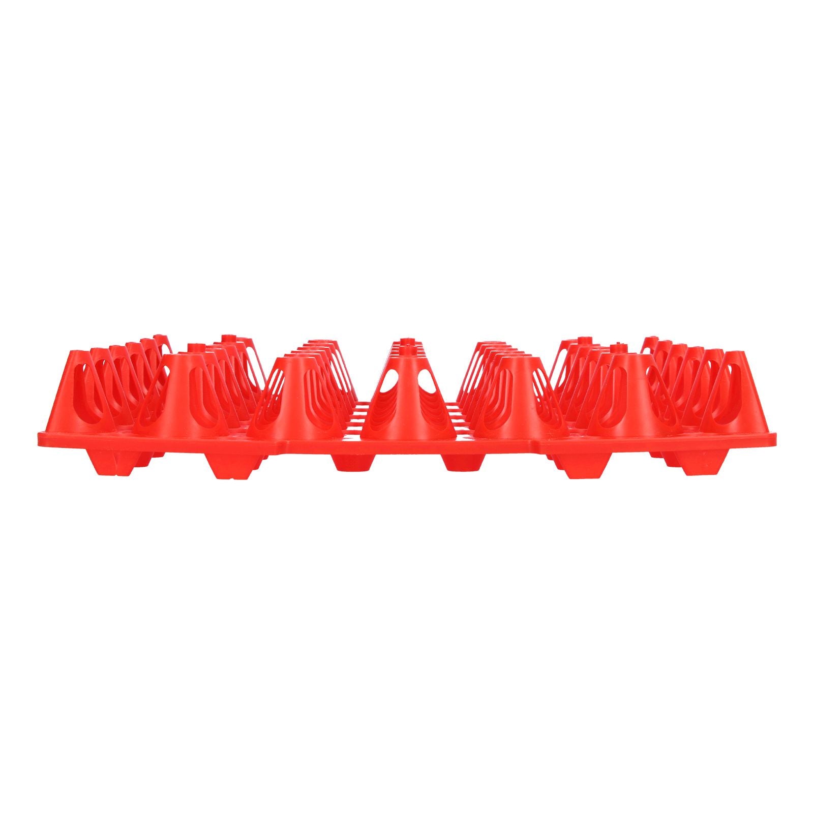 5PCS Plastic Egg Flats 30 Cell Egg Crates Holder Tray for Storage Transportation Home Farm SuppliesRed