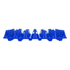 5PCS Plastic Egg Flats 30 Cell Egg Crates Holder Tray for Storage Transportation Home Farm SuppliesBlue