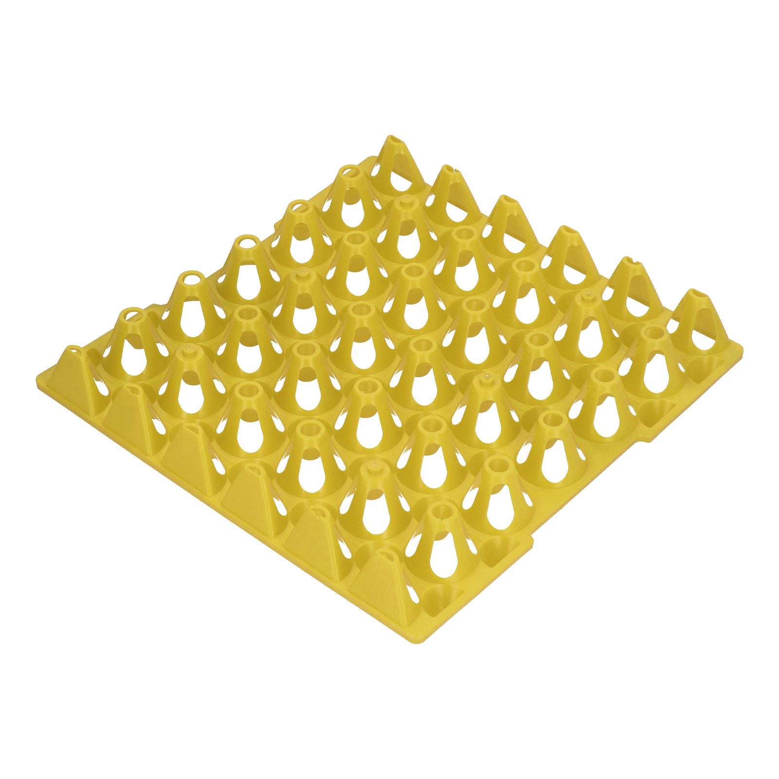 5PCS Plastic Egg Flats 30 Cell Egg Crates Holder Tray for Storage Transportation Home Farm SuppliesYellow
