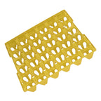 5PCS Plastic Egg Flats 30 Cell Egg Crates Holder Tray for Storage Transportation Home Farm SuppliesYellow