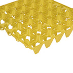 5PCS Plastic Egg Flats 30 Cell Egg Crates Holder Tray for Storage Transportation Home Farm SuppliesYellow