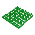 5PCS Plastic Egg Flats 30 Cell Egg Crates Holder Tray for Storage Transportation Home Farm SuppliesGreen