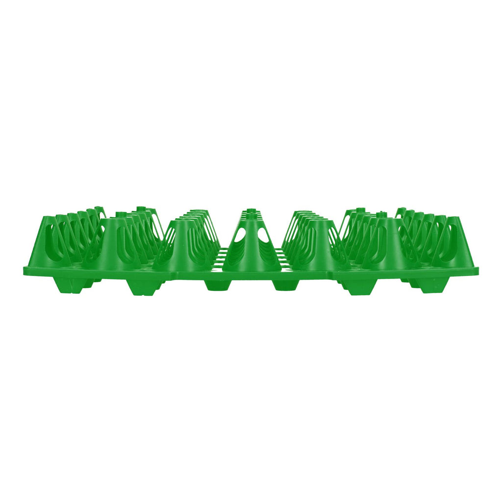 5PCS Plastic Egg Flats 30 Cell Egg Crates Holder Tray for Storage Transportation Home Farm SuppliesGreen