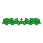 5PCS Plastic Egg Flats 30 Cell Egg Crates Holder Tray for Storage Transportation Home Farm SuppliesGreen