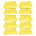 100Pcs Plastic Integrated Ear Tag Kit Livestock Farm Ear Label Tag for Cow Cattle Identification Yellow