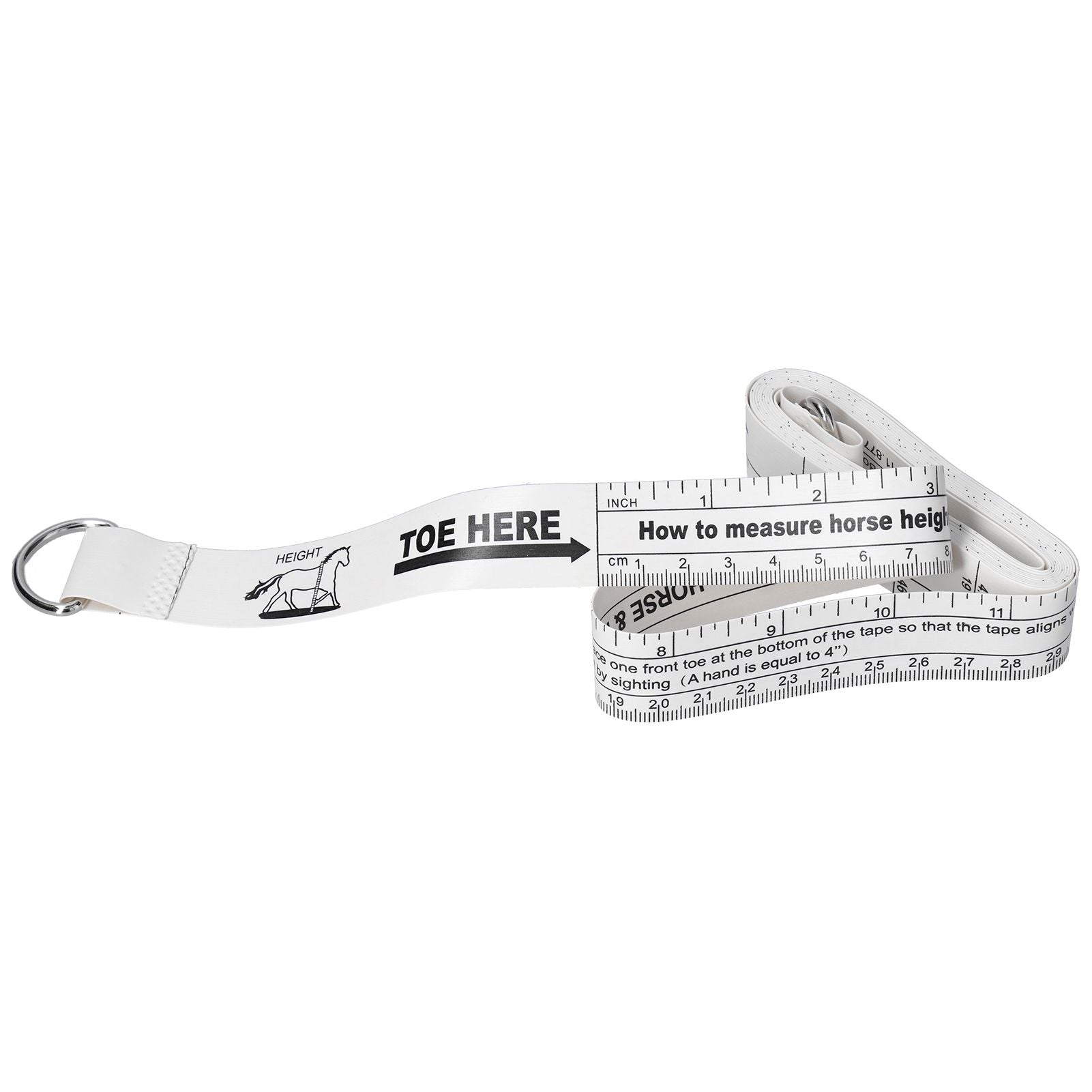 2.42m Horse Weight Tape Bust Weight Body Length Horse Measuring Stick for Animal Husbandry Farm